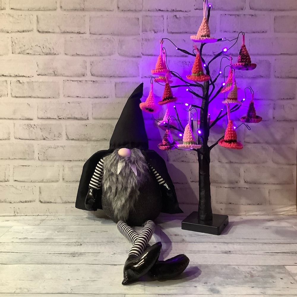 Halloween Fabric Vampire Shelf Sitting Gnome
